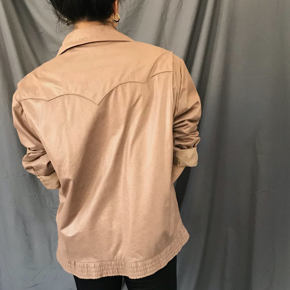 Vintage 1970s H bar C ranchwear jacket beige Med - Picture 11 of 12